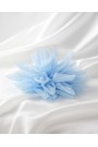 Niebieska broszka kwiat