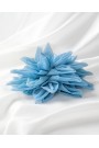 Błękitna broszka kwiat